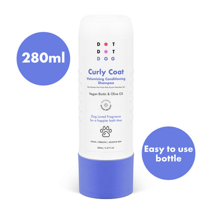 Pflegeshampoo für lockiges Fell