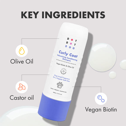 Pflegeshampoo für lockiges Fell