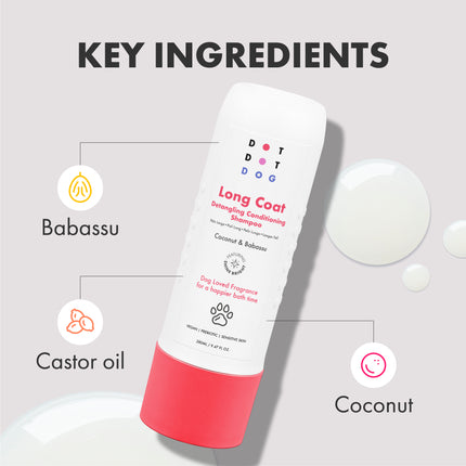 Pflegeshampoo für langes Fell