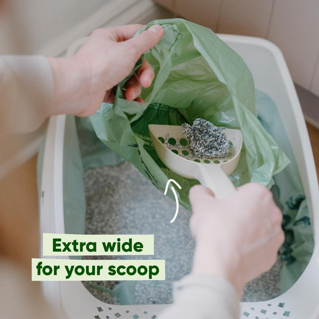 Cat Poop Bags - Scented with Handles (60)