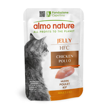 HFC Nassfutter Katze - Gelee - Beutel - 24 x 55g