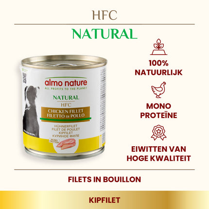 HFC Nassfutter für Hunde - Natural - Dose - 12 x 280g