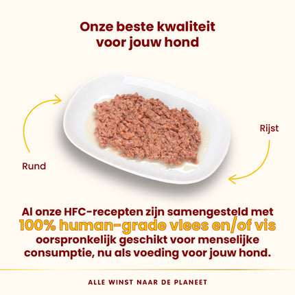 HFC Nassfutter für Hunde - Natural - Dose - 12 x 290g