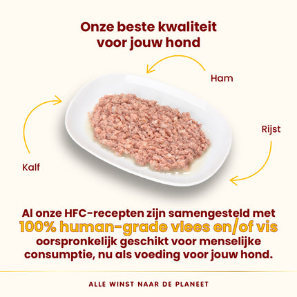 HFC Nassfutter für Hunde - Natural - Dose - 12 x 290g