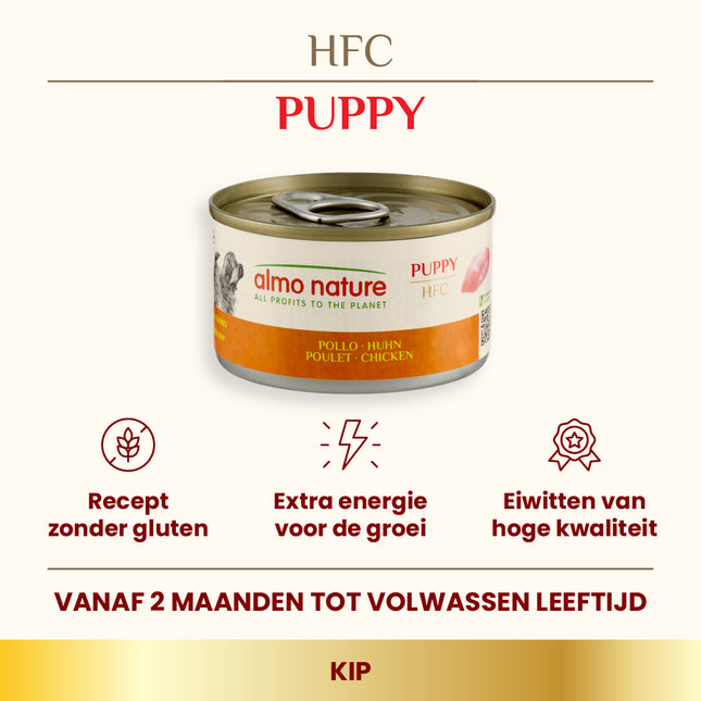 HFC Nassfutter Hund - Welpe - Dose - 24 x 95g