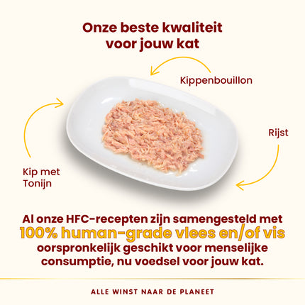 HFC Sterilised Wet Food Cat - Bags - 24 x 50g