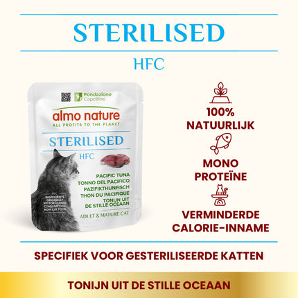 HFC Sterilised Wet Food Cat - Bags - 24 x 50g