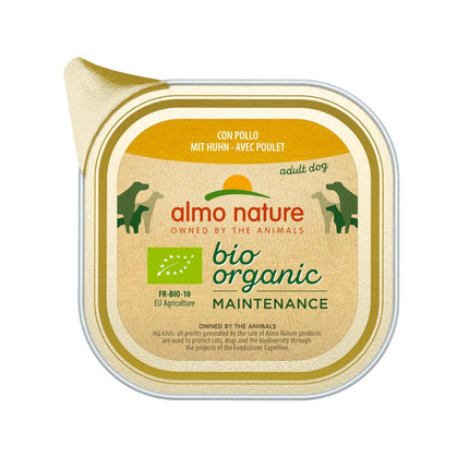 Bio Organic Natvoer Hond - Maintenance - Kuipje - 32 x 100g