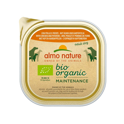 Bio Organic Natvoer Hond - Maintenance - Kuipje - 9 x 300g