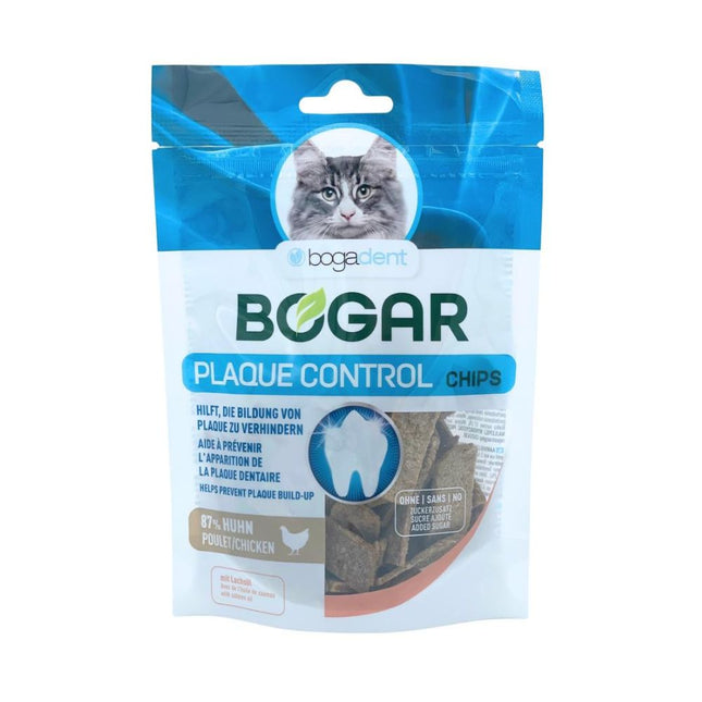 Bogadent Kat Plaque Control Chips Chicken Salmon Oil 50 g (8x)
