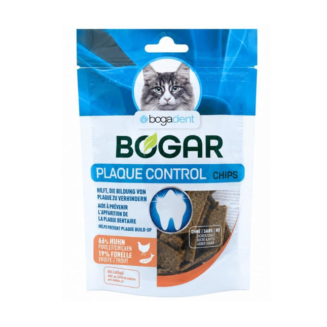 Bogadent Cat Plaque Control Chips Fish 50 g (8x)