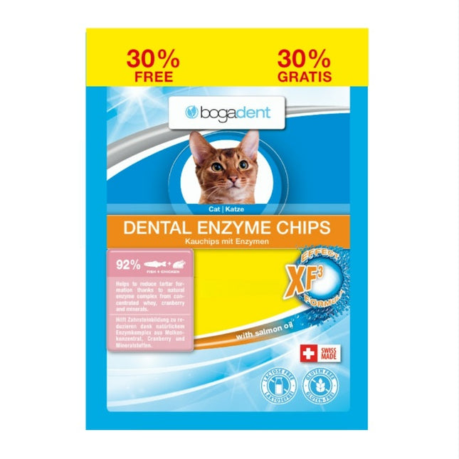 bogadent® DENTAL ENZYME CHIPS FISH Katze 50 g (8x)