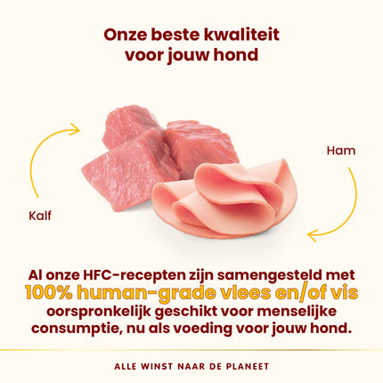 HFC Natvoer Hond - Compleet - Kuipje - 11 x 150g