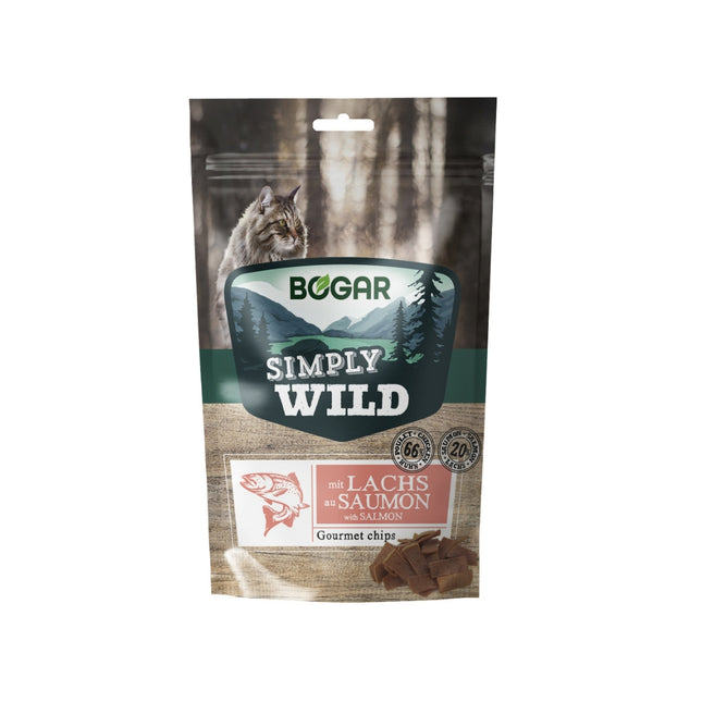 Simply Wild - Fleischchips für Katzen 8 x 50 g