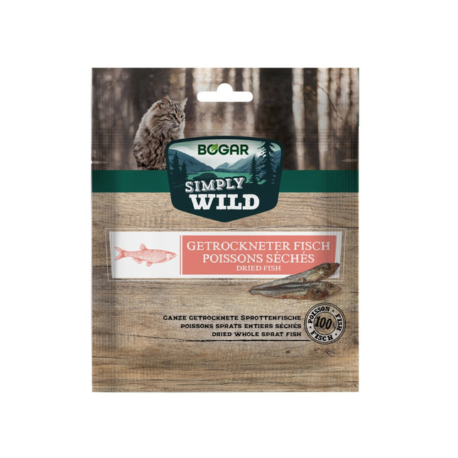 Simply Wild - Getrockneter Fischsnack für Katzen 10 x 10 g