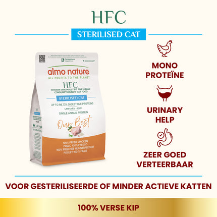 HFC Our Best Trockenfutter für Katzen – Adult Sterilisiert