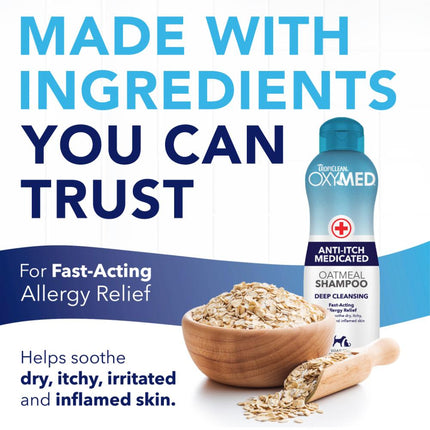 OxyMed Anti-Itch Oatmeal Shampoo - 355ml (INTL)