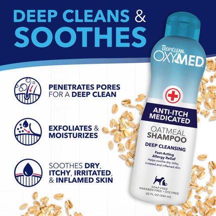 OxyMed Anti-Itch Oatmeal Shampoo - 355ml (INTL)