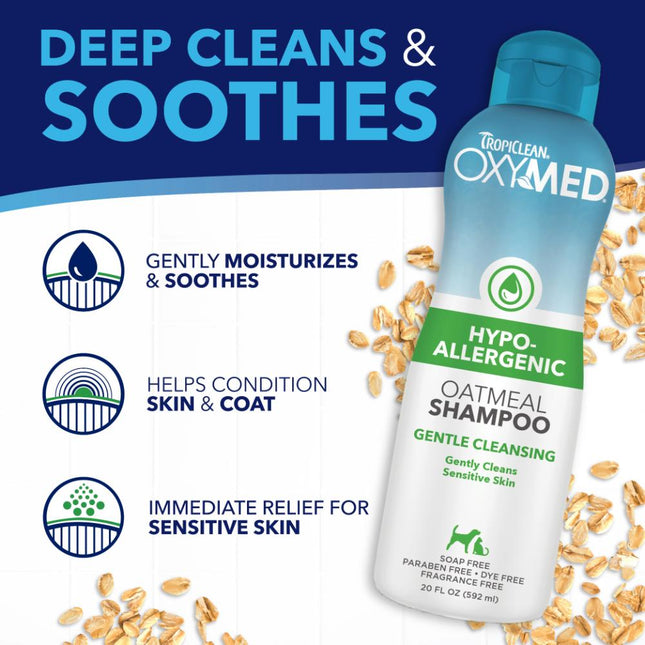 OxyMed Hypoallergenic Oatmeal Shampoo - 355ml (INTL)