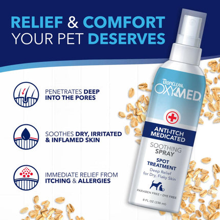 OxyMed Anti-Itch Spray - 236ml (INTL)