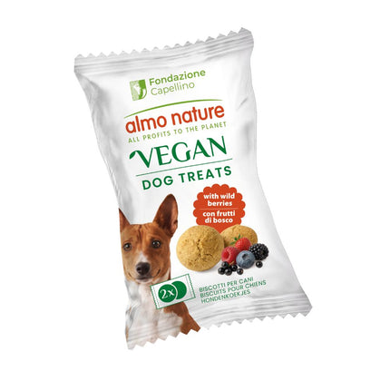 Vegan Dog Treats met Wilde Bessen - Display - Inhoud 40 stuks