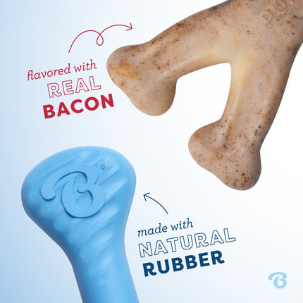Welpen 2er-Pack Gummi-Knochen & Gabelknochen