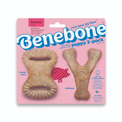 Welpenspielzeug 2er-Pack: Dental-Kauspielzeug & Wishbone