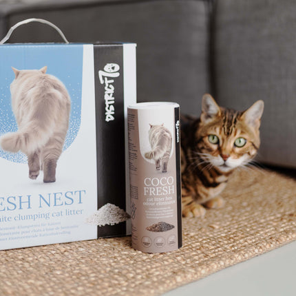 COCO FRESH - Natürlicher Katzenstreu Geruchsentferner (400 g)