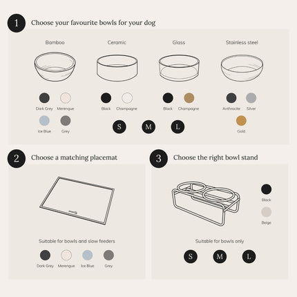 BUTLER Food Bowl Stand for Dogs