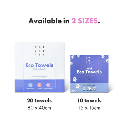 Öko-Mini-Hundehandtücher