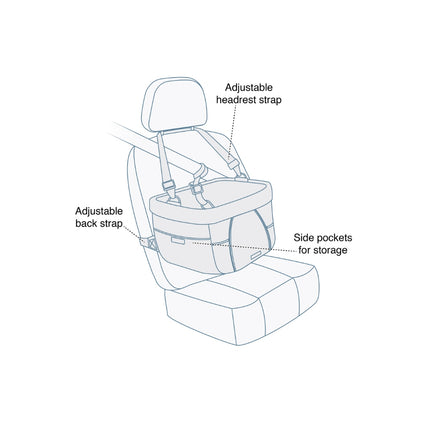 Heather Booster Seat