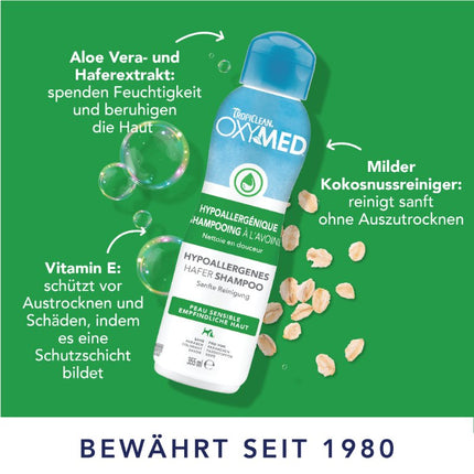 OxyMed Hypoallergenic Oatmeal Shampoo - 355ml (DE/FR)
