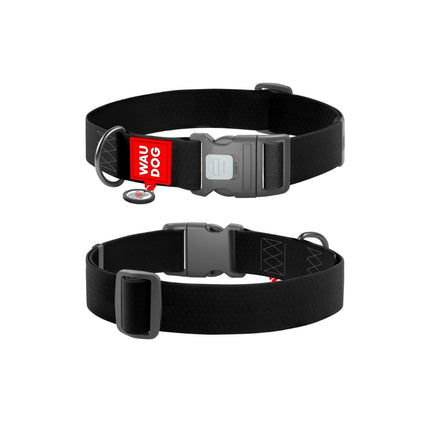 Waterproof dog collar with QR passport