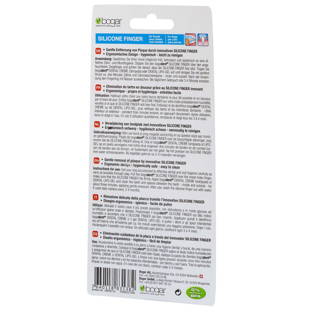bogadent® SILICONE FINGER Hund 2 Stk (9x)