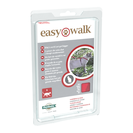 EasyWalk Katzengeschirr mit Bungee-Leine