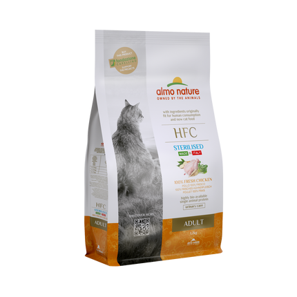 HFC Sterilisiertes Trockenfutter für Katzen – 300 g oder 1,2 kg