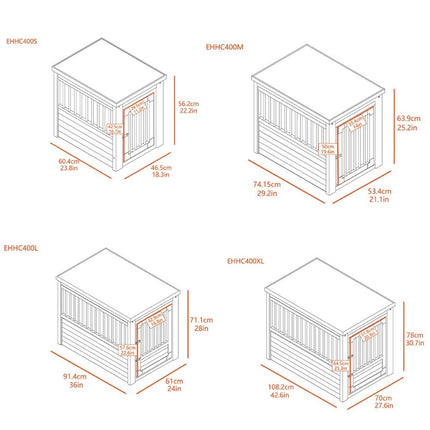 InnPlace™ Crate Hundebox & Beistelltisch