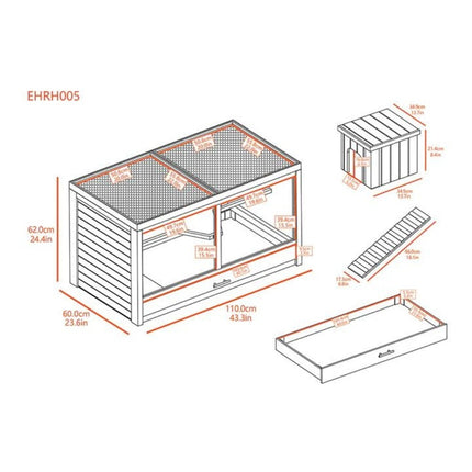 Jumbo Park Avenue Rabbit Hutch