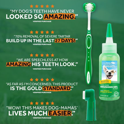 Fresh Breath - Oral Care Kit for Big Dogs