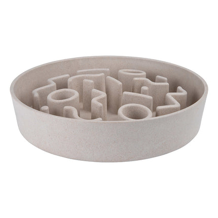 BAMBOO Slow Feeder Dog Bowl