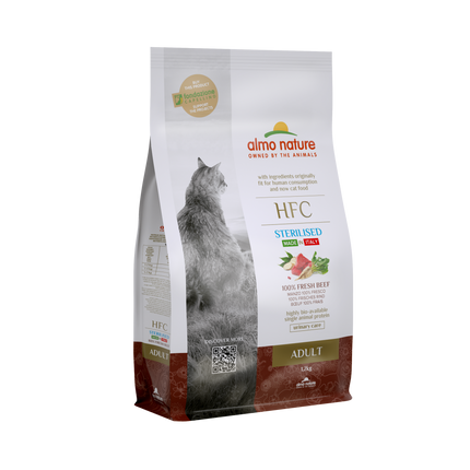 HFC Sterilisiertes Trockenfutter für Katzen – 300 g oder 1,2 kg