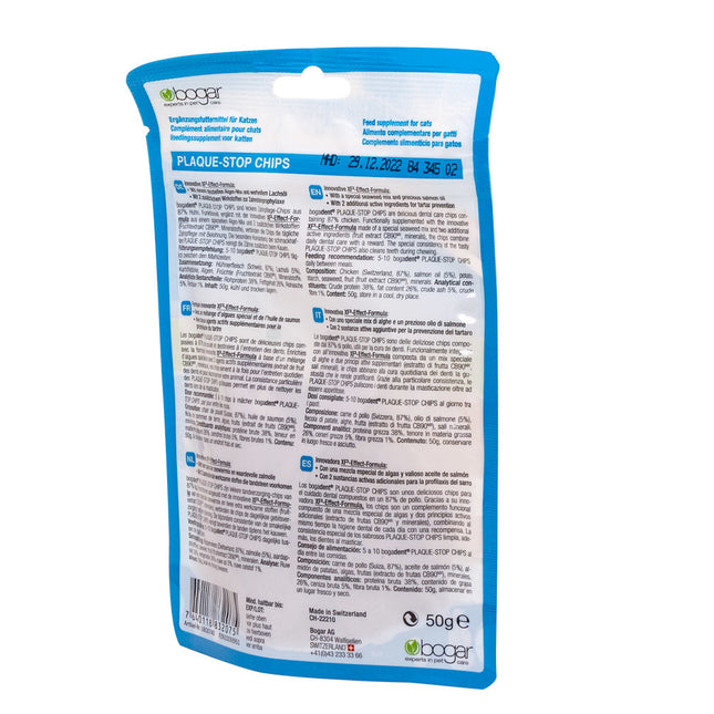bogadent® PLAQUE-STOP CHIPS CHICKEN Katze 50 g (8x)