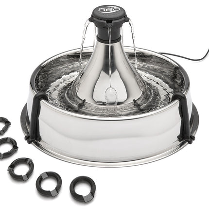 360 Stainless Steel Pet Fountain - 3.8 L