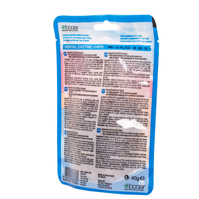 bogadent® DENTAL ENZYME CHIPS Hund 40 g (6x)