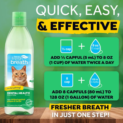 Frischer Atem - Mundpflege-Wasserzusatz für Katzen - 473 ml