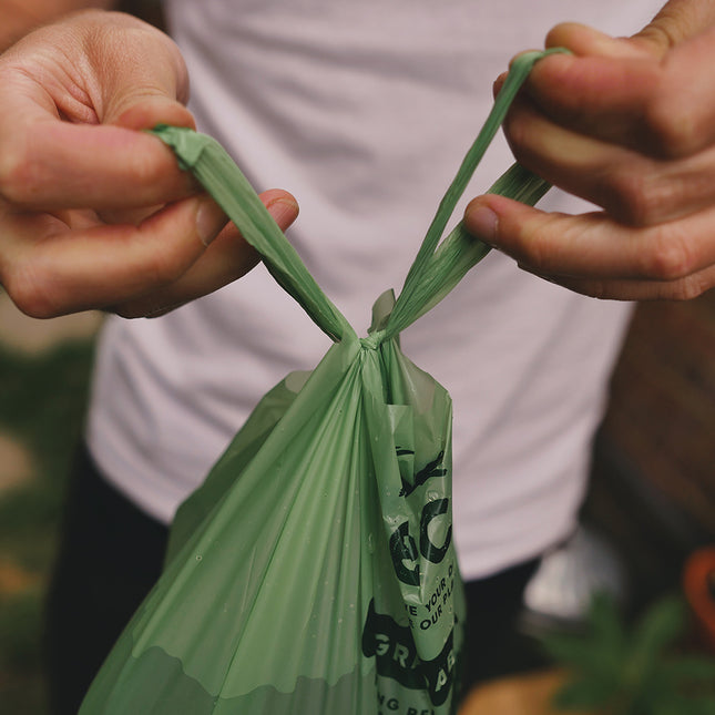 Kotbeutel Recycelt – Unparfümiert – mit Griffen (120)