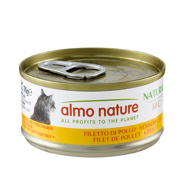 HFC Natvoer Kat - Natural - Blik - 24 x 70g
