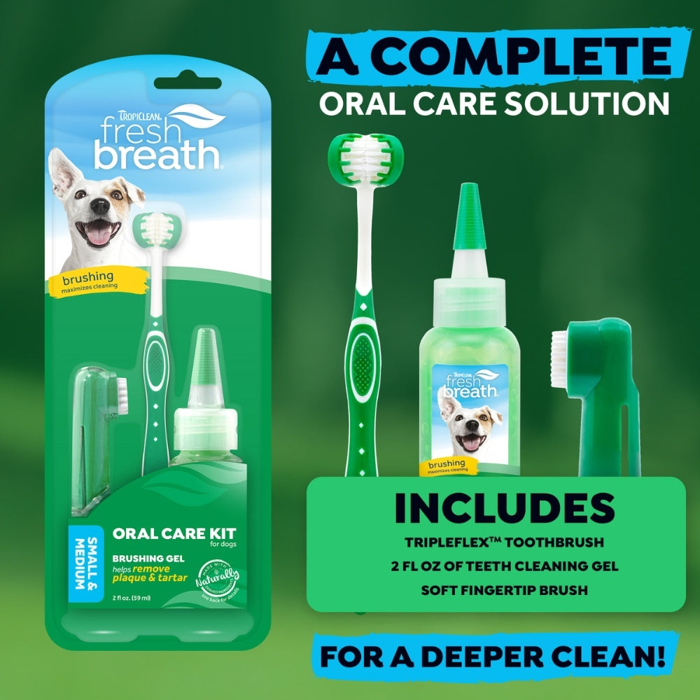 Fresh Breath Oral Care Kit for Small Dogs 59ml – Warmako