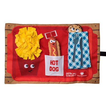 Aktivitätsmatte Fast-Food-Spaß oder Gartenspiel