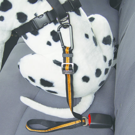 Direct to Seatbelt Tether - Zwart/Oranje